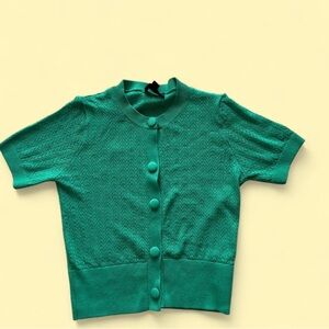 Zara Vibrant Green Knit Top